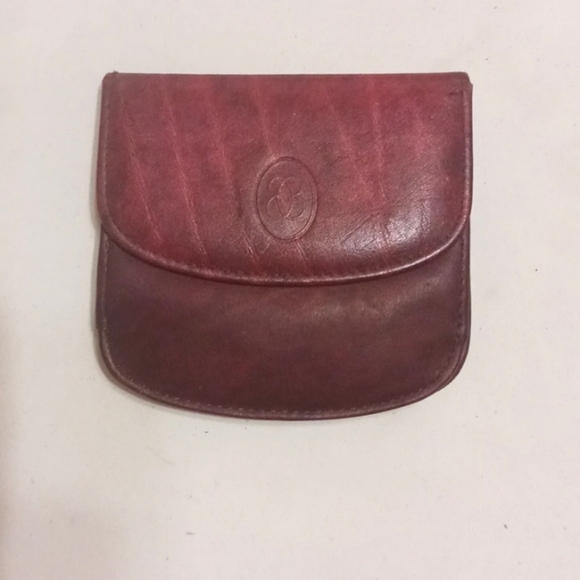 Buxton Burgundy Leather Wallet and Change Purse - Picture 9 of 14